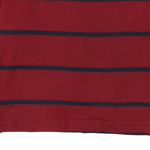 Mens UK Size M GANT Red Henley Sweatshirt