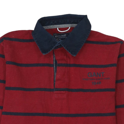 Mens UK Size M GANT Red Henley Sweatshirt