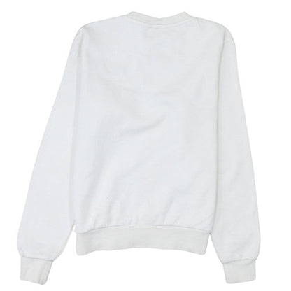 Womens UK Size 2XS FILA White Pullover Sweatshirt