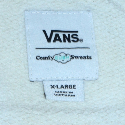 Mens UK Size XL VANS White Pullover Hoodie