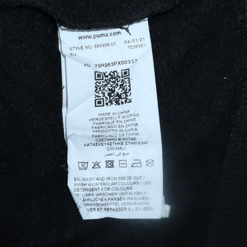 Mens UK Size S PUMA Black Pullover Hoodie