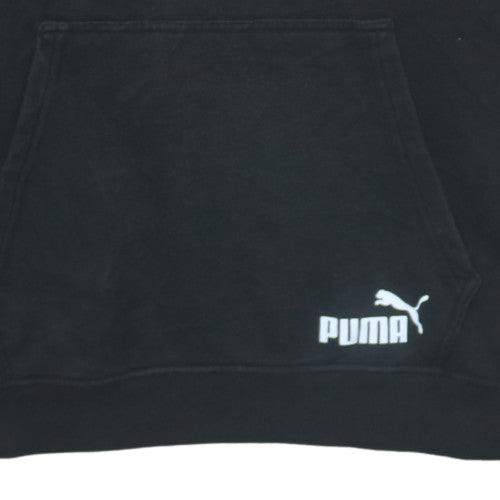 Mens UK Size S PUMA Black Pullover Hoodie