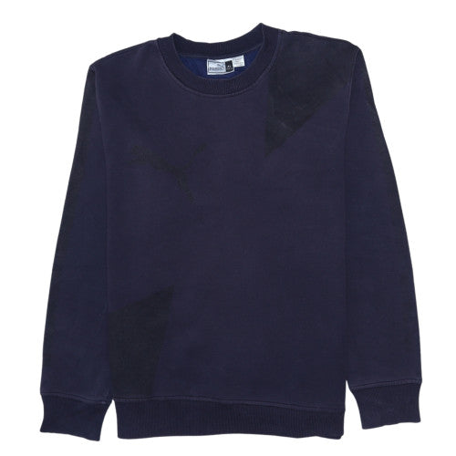 Mens UK Size XL PUMA Blue Pullover Sweatshirt