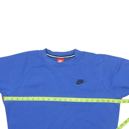 Womens UK Size M Nike Blue Pullover Sweatshirt