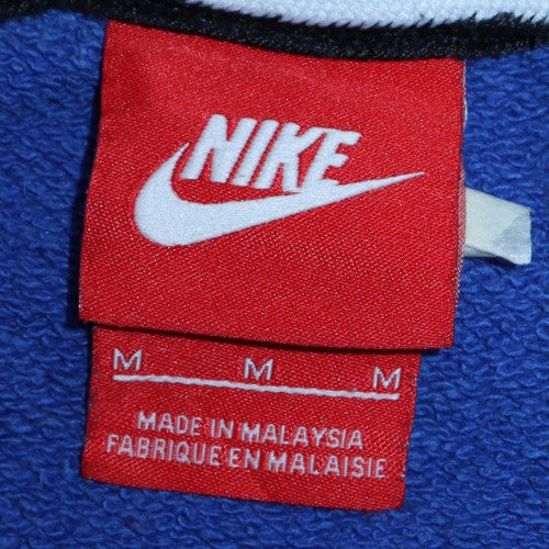 Womens UK Size M Nike Blue Pullover Sweatshirt