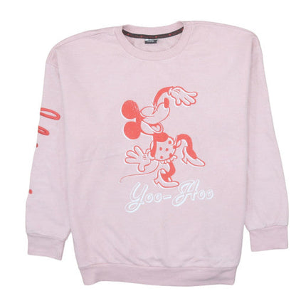 Womens UK Size L Disney at George Pink Pullover Sweatshirt
