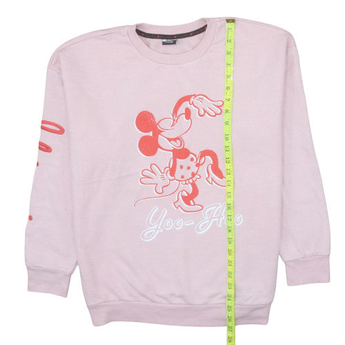 Womens UK Size L Disney at George Pink Pullover Sweatshirt