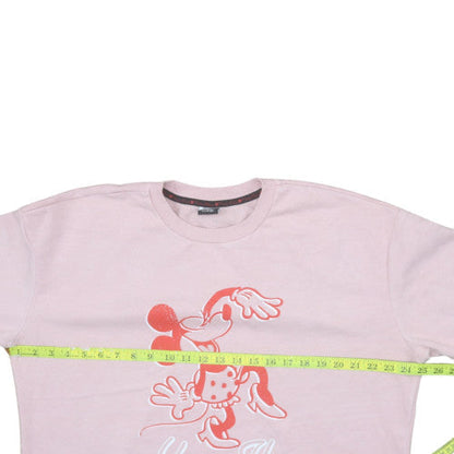 Womens UK Size L Disney at George Pink Pullover Sweatshirt