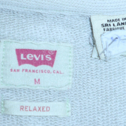 Mens UK Size M Levi's Grey Pullover Sweatshirt
