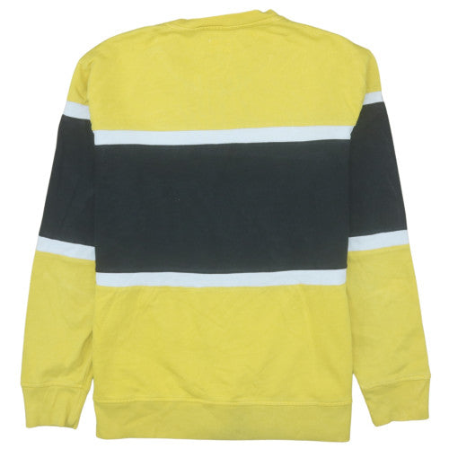 Mens UK Size L Levi's Yellow Pullover Sweatshirt