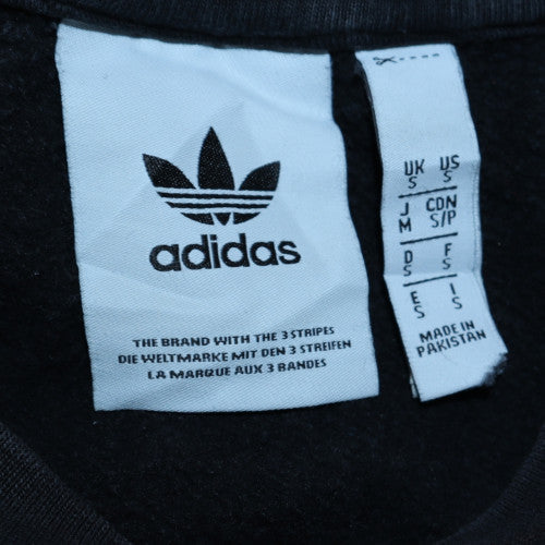 Mens UK Size S adidas Black Pullover Sweatshirt