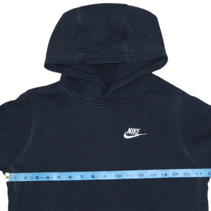 Nike Boys Black Pullover Hoodie L Fleece Hooded Sweatshirt