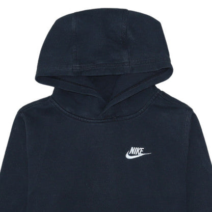 Nike Boys Black Pullover Hoodie L Fleece Hooded Sweatshirt