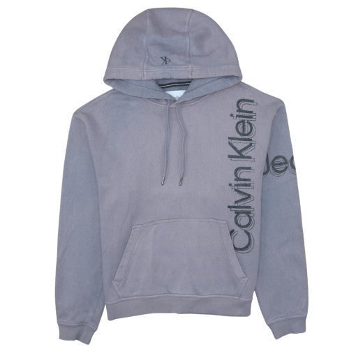 Womens UK Size M Calvin Klein Jeans Grey Pullover Hoodie