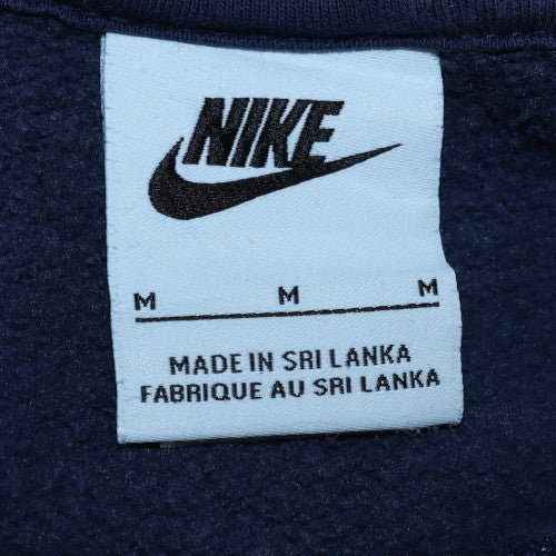 Mens UK Size M Nike Blue Full Zip Hoodie