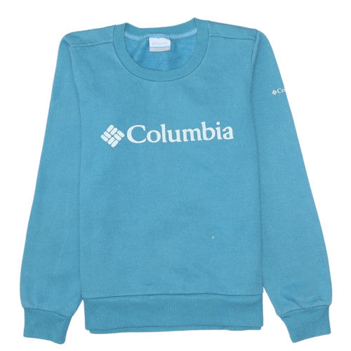 Womens UK Size XS Columbia Blue Pullover Sweatshirt