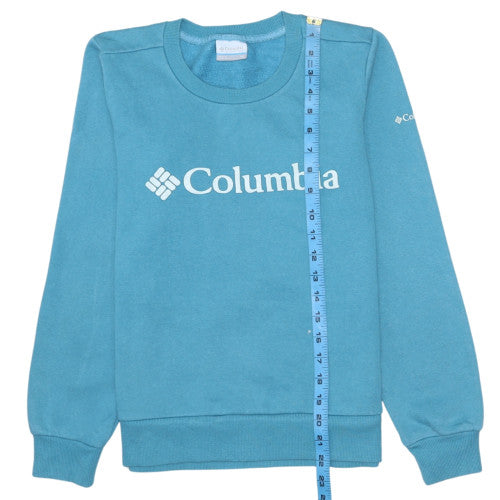 Womens UK Size XS Columbia Blue Pullover Sweatshirt
