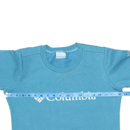 Womens UK Size XS Columbia Blue Pullover Sweatshirt