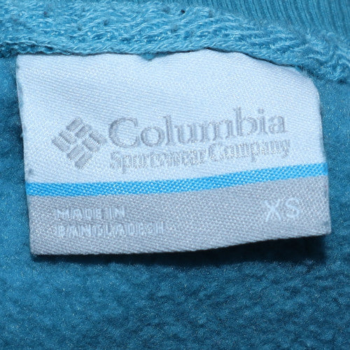 Womens UK Size XS Columbia Blue Pullover Sweatshirt