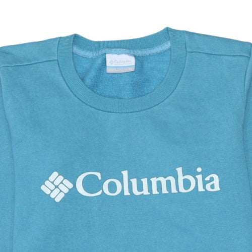 Womens UK Size XS Columbia Blue Pullover Sweatshirt