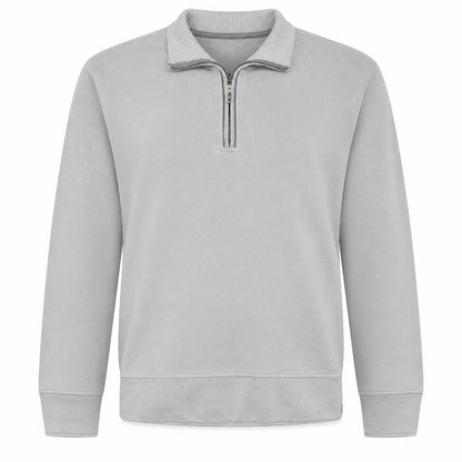 Mens UK Size 2XL Champion Grey Henley Sweatshirt