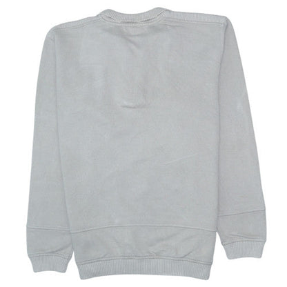 Mens UK Size 2XL Champion Grey Henley Sweatshirt
