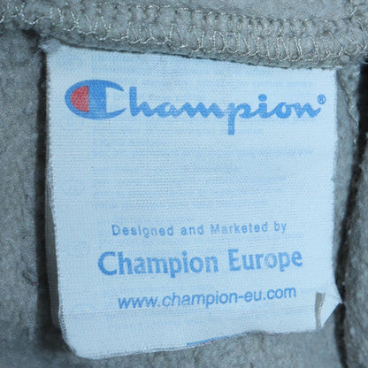Mens UK Size 2XL Champion Grey Henley Sweatshirt