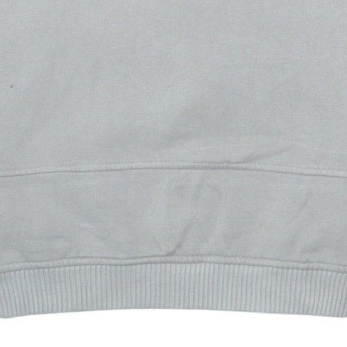 Mens UK Size 2XL Champion Grey Henley Sweatshirt