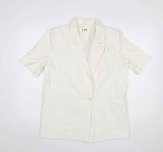 Womens UK Size 8 4TH + RECKLESS Regular Ivory Blazer