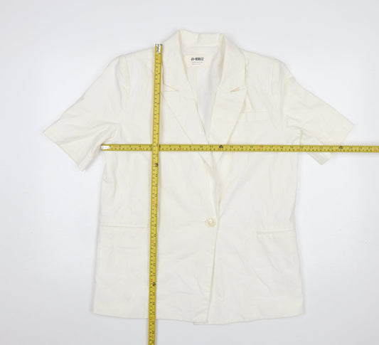 Womens UK Size 8 4TH + RECKLESS Regular Ivory Blazer