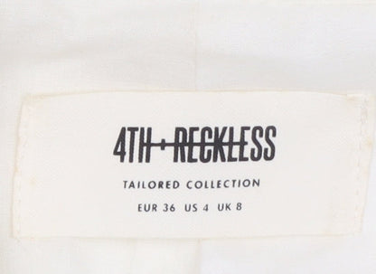 Womens UK Size 8 4TH + RECKLESS Regular Ivory Blazer