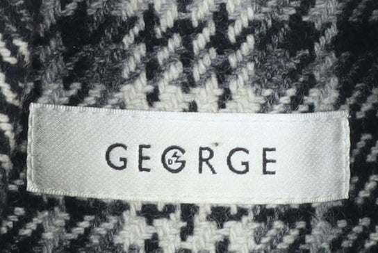 Womens UK Size 10 George Black Pea Coat