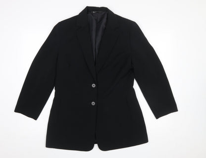 Womens UK Size 12 BHS Regular Black Suit Jacket
