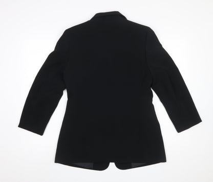 Womens UK Size 12 BHS Regular Black Suit Jacket
