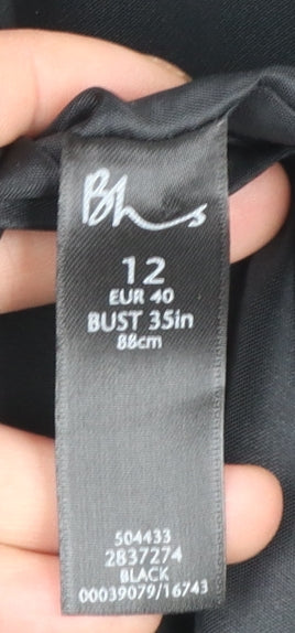Womens UK Size 12 BHS Regular Black Suit Jacket