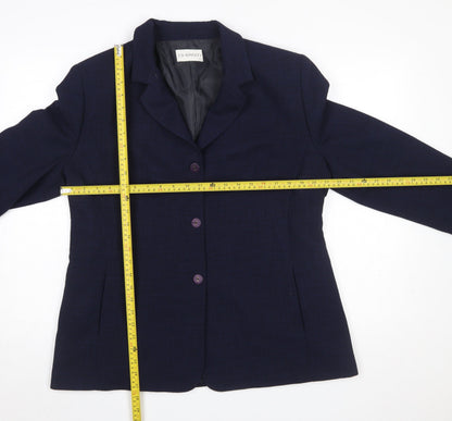Womens UK Size 18 Chianti Regular Blue Blazer