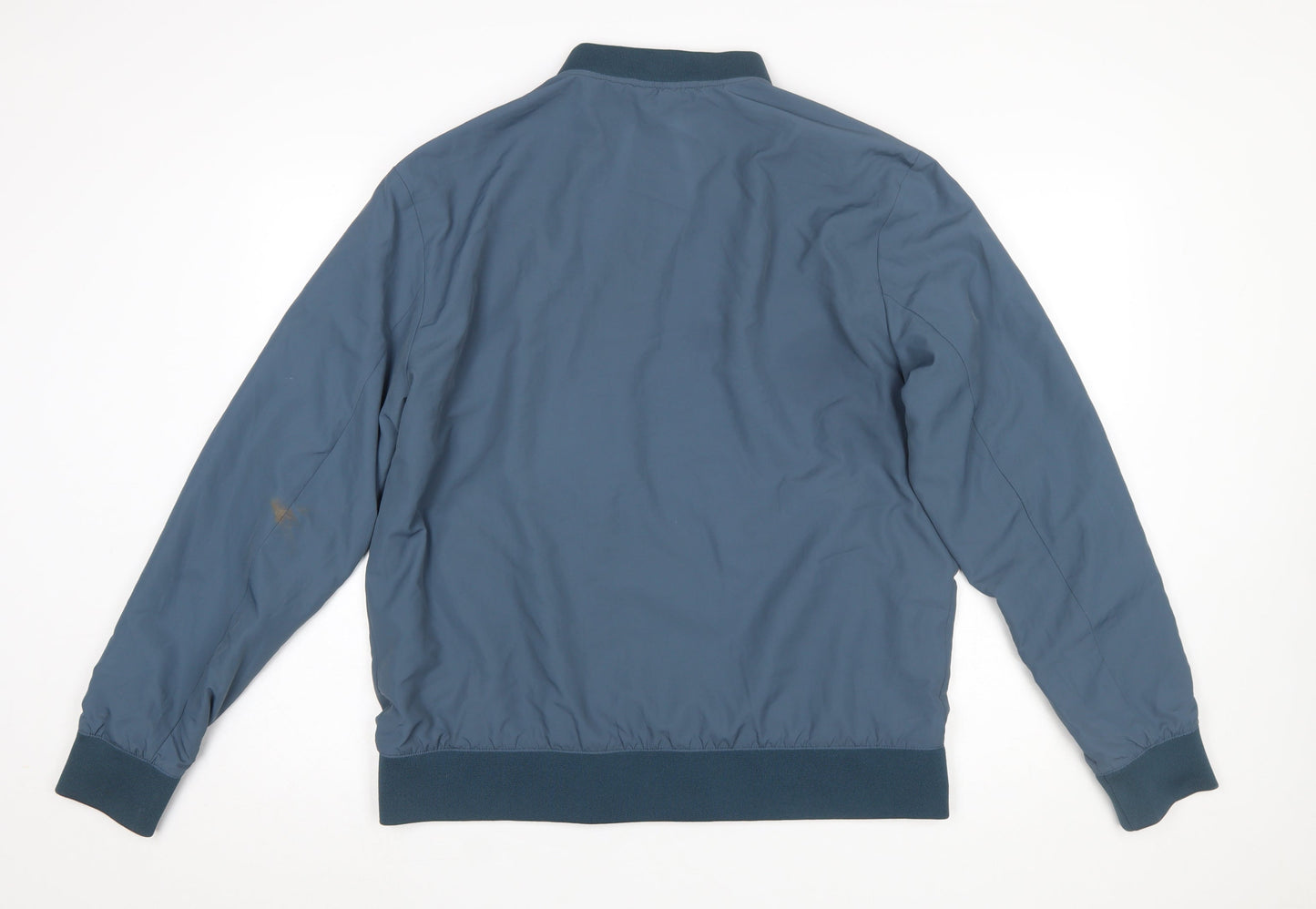 Mens UK Size L Marks and Spencer Blue Bomber Jacket