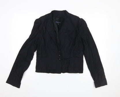 Womens UK Size 12 French Connection Regular Black Blazer