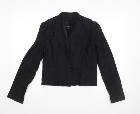 Womens UK Size 12 French Connection Regular Black Blazer