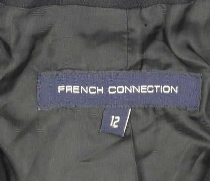 Womens UK Size 12 French Connection Regular Black Blazer