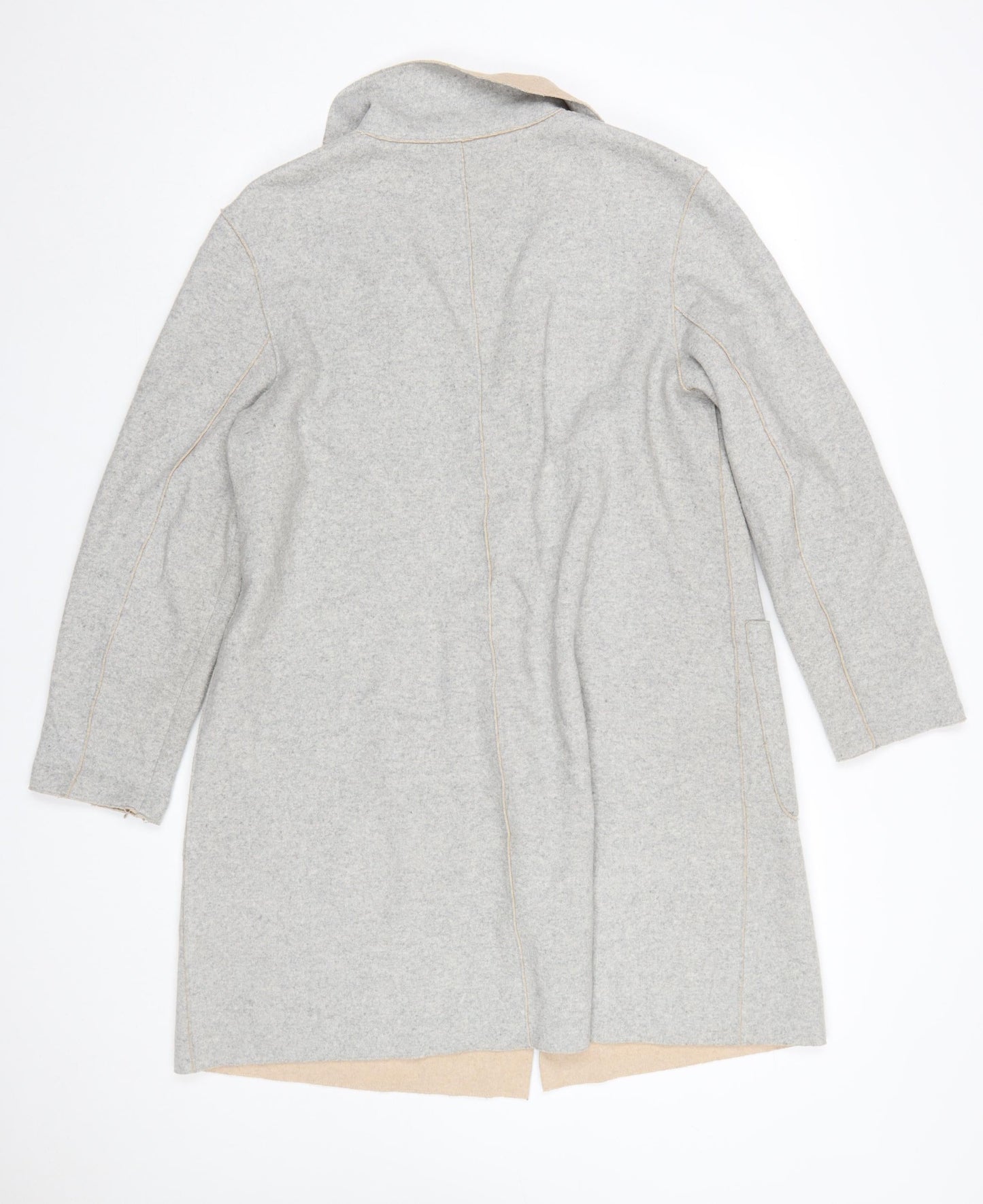 Womens UK Size 12 Marks and Spencer Grey Overcoat