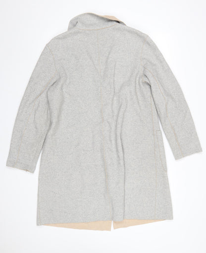 Womens UK Size 12 Marks and Spencer Grey Overcoat