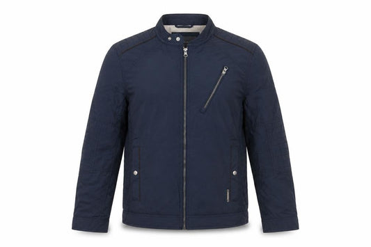Mens UK Size L RJR John Rocha Blue Biker Coat
