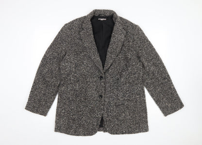 Womens UK Size 10 H&M Regular Grey Blazer