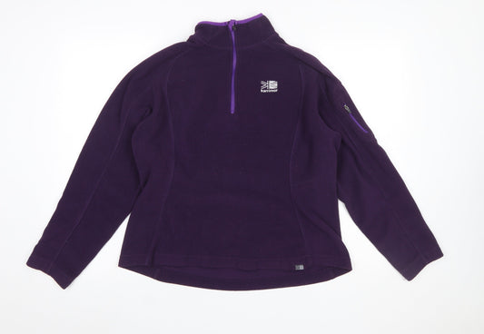 Womens UK Size 12 Karrimor Purple Pullover Sweatshirt