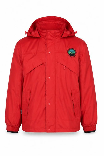 Mens UK Size L Result Red Parka Coat