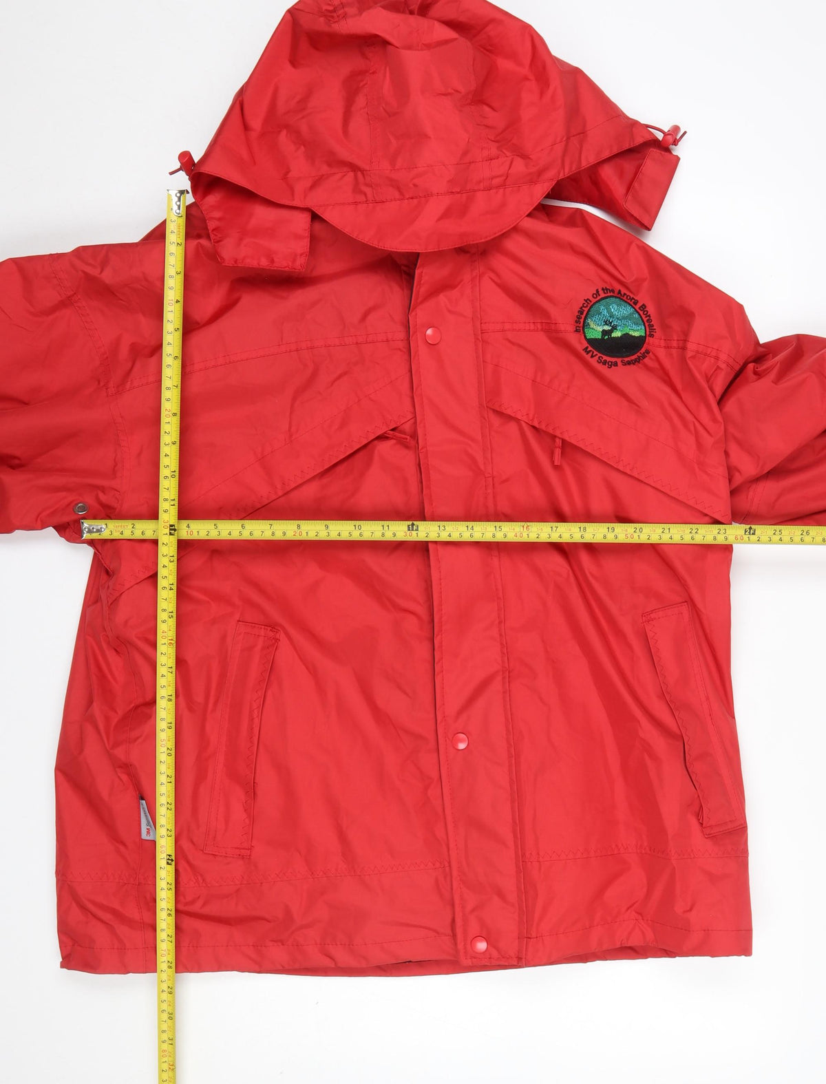 Mens UK Size L Result Red Parka Coat