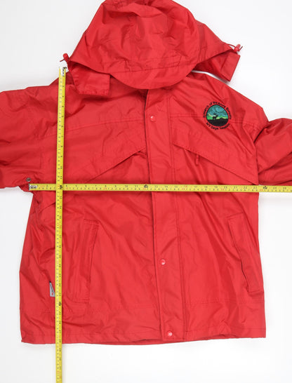 Mens UK Size L Result Red Parka Coat