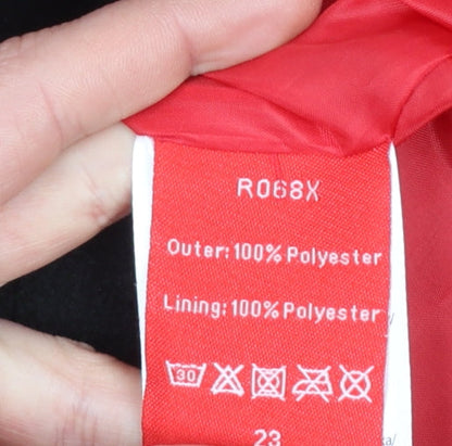 Mens UK Size L Result Red Parka Coat