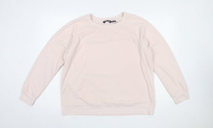 Womens UK Size XL Lands' End Beige Pullover Sweatshirt